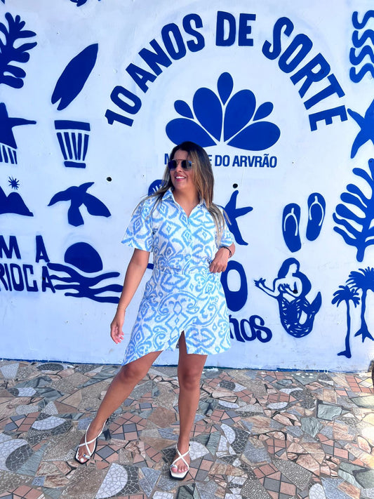 Vestido Lino Corto